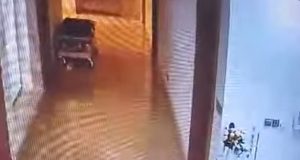 CCTV Captures Moment Unidentified Man Stole Laptop In Abuja Popular Hospital(photos)