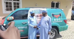 Check In: The reasons why Atiku took Pics In Front Of ADC Branded Vehicle With His Name And Picture(pics/details)
